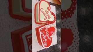 valentine's day special heart ️ cake  full cake video description erukku parungaa family,#cake