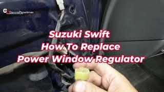 Suzuki Swift  1994-2004  How To Replace Power Window Regulator