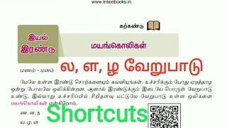 TNPSC Group 4/2 ல, ள, ழ வேறுபாடு Shortcuts + Concepts @Kavinaclasses