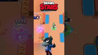 Kills with crow in brawl stars #brawlstars #brawltime #gameplay #shorts