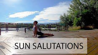 Yoga Sun Salutations - 5 Rounds