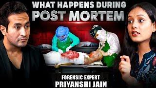 What happens during POST-MORTEM | Forensic Science & Criminal Psychology - Priyanshi Jain - GT Show