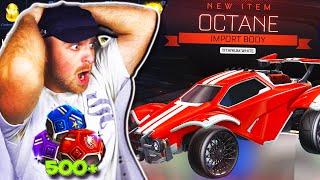 *OMG 500+* A Fan Gave Me Their Account for The BIGGEST Crate Opening in Rocket League in 2024!