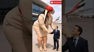 Dubai Beautiful Traditional Look at Airport Departure | Cultural Moment Caught on Camera airhostess