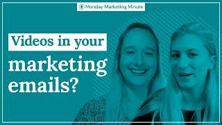 How to Embed Videos in Emails | Monday Marketing Minute by Oneupweb