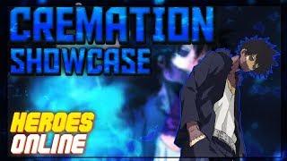 CREMATION SHOWCASE | HEROES ONLINE | ROBLOX