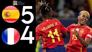  Spain vs France 5-4 | HIGHLIGHTS | UEFA Nations League semi Finals 2025