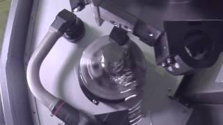 Samsung SL15 CNC Lathe Cutting Demo