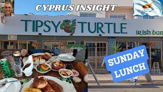 Tipsy Turtle Sunday Lunch Pernera Cyprus - DELISH