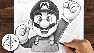 How to Draw SUPER MARIO | Drawing Tutorial