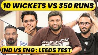 Final Day Drama: India Eyes 10 Wickets, England Wants 350 Runs to Win Leeds Test