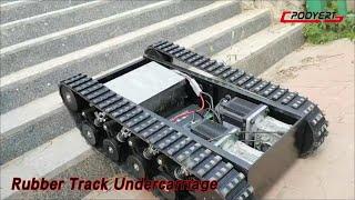 Crawler Steel Rubber Track Undercarriage Chassis For Robot Machinery