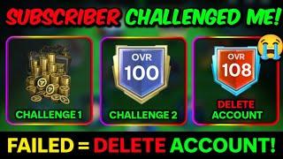 IF i FAIL... I Will Delete FC Mobile ACCOUNT | SUBSCRIBER CHALLENGED ME  | Mr. Believer