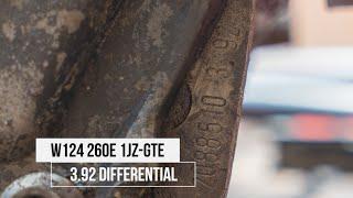 Toyota 1JZ-GTE Swapped Mercedes-Benz 260E W124 1JZ-GTE 3.92 Open Differential Unwrapping & Cleaning