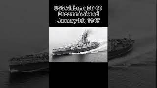 USS Alabama Then VS Now