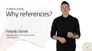 Why references?