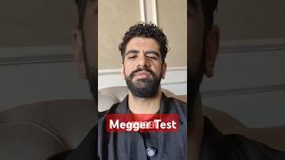 What is Megger Test? #insulationresistancetest #megger #electrician #insulationresistance