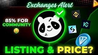 Pandas Airdrop Listing Price | Pandas Airdrop New Update |Pandas Airdrop listing Date & Exchange 