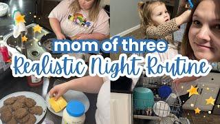 REALISTIC EVENING ROUTINE || Working Mom of 3 Nighttime Routine || Fall 2024