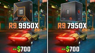 RYZEN 9 9950X vs RYZEN 9 7950X | Test in 6 Games