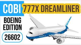 COBI 26602 Boeing 777X Dreamliner Speed Build | LEGO Competitor