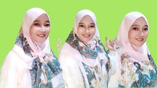 5 Tutorial Hijab Segi Empat  Kekinian Menutup Dada Pada Motif Premium