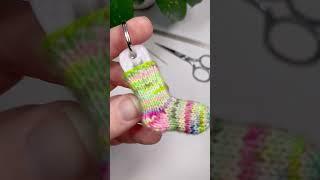 Mini socks for #tespasgame challenge! Grab the free pattern on my instagram! #knitting #freepattern