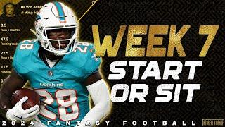 Week 7 Start or Sit Q&A - 2024 Fantasy Football