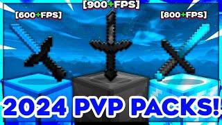 TOP 5 MCPE PVP TEXTURE PACKS FOR 2024! | 1.21+ FPS BOOST (Minecraft Bedrock)