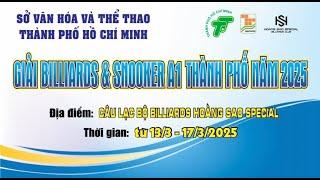 Trần Trang Văn Cảm (Gò Vấp) vs Nguyễn Ngọc Sơn (Thủ Đức) - 1 BĂNG A1 TPHCM 2025