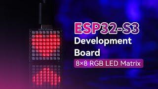 Rgb led matrix, ESP32-S3 esp32 board, supports Wi-Fi and bluetooth le