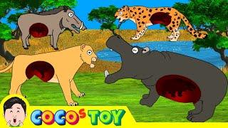 20min｜Animals are giving birth in my toybox! .etc binge viewing｜Animals name, Kidstoon｜CoCosToy