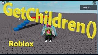 Get Children Function (GetChildren) (Roblox Studio Tutorial for New Beginners Series) (N027)