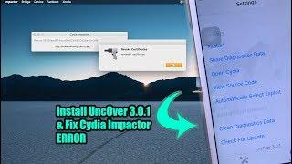 *NEW* Install Unc0ver 3.0.1 & Fix Cydia Impactor Error On iOS 12-12.1.2