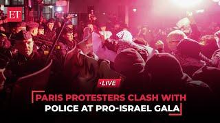 LIVE | Protesters clash with police at Paris pro-Israel Gala featuring far-right minister