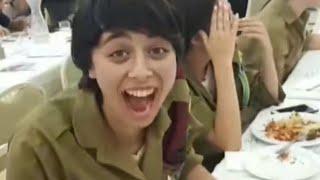 Hahaha military girl laughing 