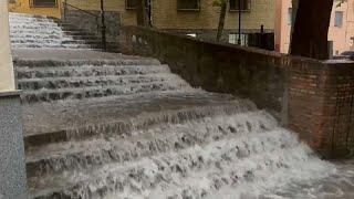 Las lluvias torrenciales en España dejan dos muertos en Toledo y un desaparecido en Madrid