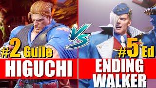 SF6 ️ Higuchi (Guile) vs EndingWalker (Ed) ️ - Street fighter 6