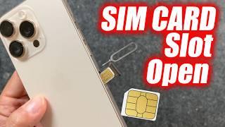 How To Remove Sim Card From iPhone 16 Pro Max - How To Insert Sim Card iPhone 16