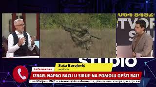 OTVORENI STUDIO - Izrael napao bazu u Siriji! Sveopšti rat kuca na vrata!