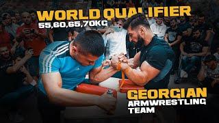 World Qualifier 2021 - Georgian Armwrestling Team! (Left Hands)