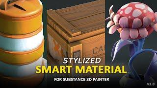 Stylized Smart Material 2.0 for Substance 3D Painter - Announcement and How to