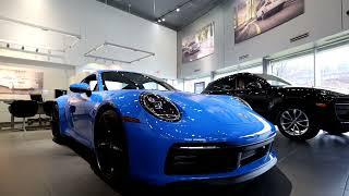 New Porsche 911 992 in shark blue