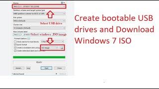 How to create a bootable USB Drive and Download Windows 7 ISO