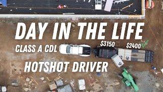 A Day in the Life of a Hotshot Trucker Dropping off $5550