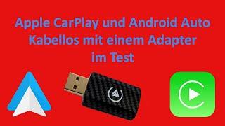 Kabelloser Apple CarPlay und Android Auto Adapter - 2 in einem und es funktioniert gut von MSXTTLY