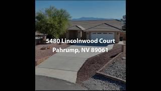 5480 Lincolnwood Court Pahrump NV 89061 | 3 Bedroom Home For Sale