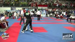 Zsolt Bartok (HUN) v Felix Hawksworth (IRL) Junior WAKO World Championships 2014