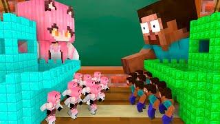 Monster School : EPIC TINY APOCALYPSE CHALLENGE - Minecraft Animation