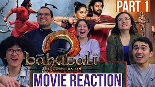 BAAHUBALI 2 FULL MOVIE REACTION! | The Conclusion | Part 1 | MaJeliv | Baahubali meets Devasena!